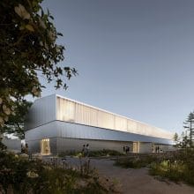 a rendering of the exterior of Lumana, which will host cultural programming