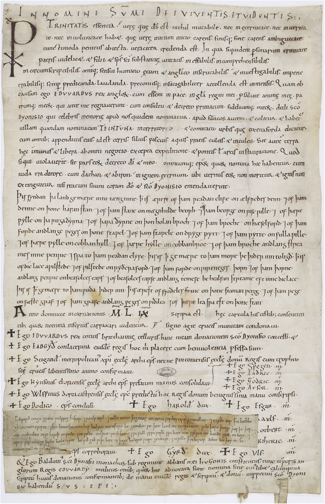 an old document with hand written lines on it 